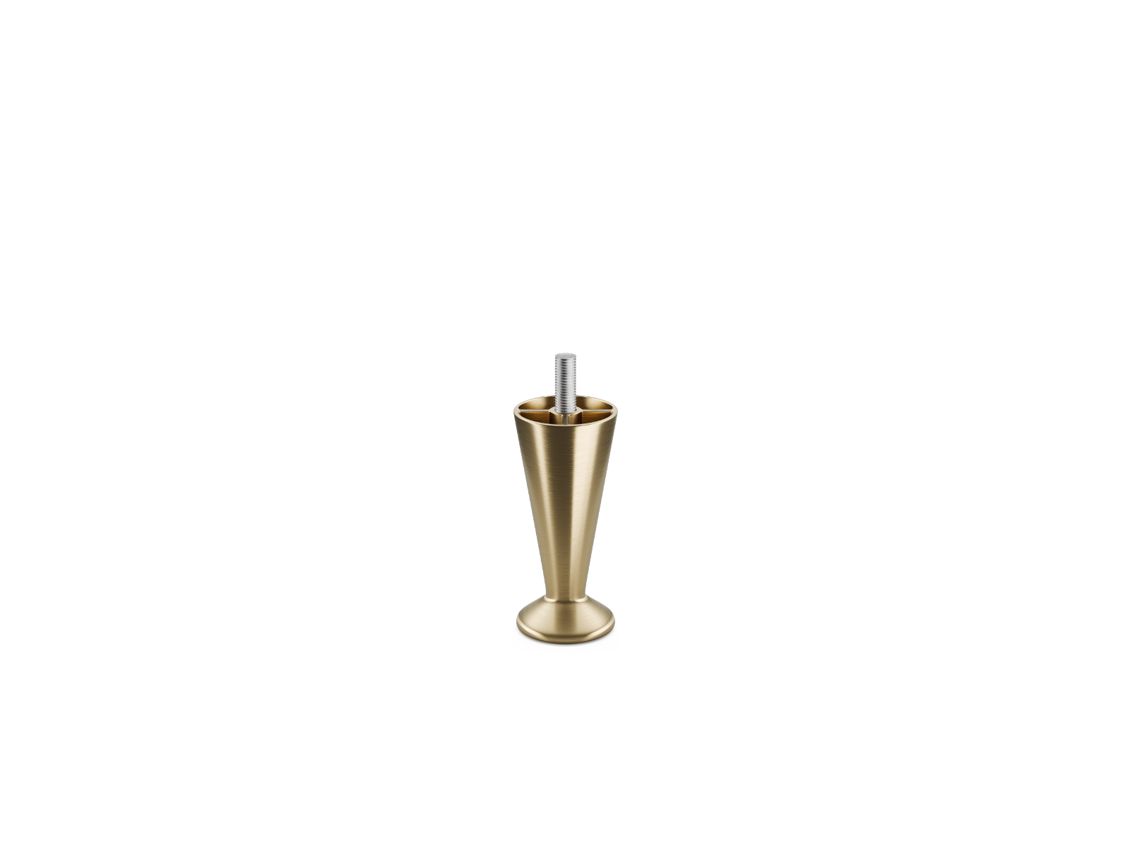 Bedre Nætter Brass Cone – 4 x 10cm