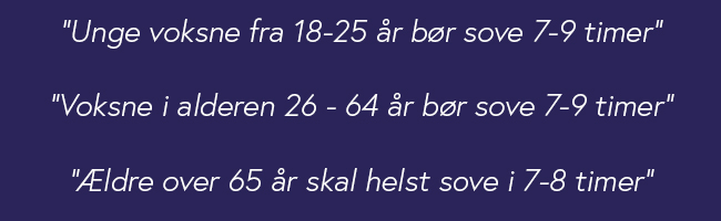 Søvn mangel